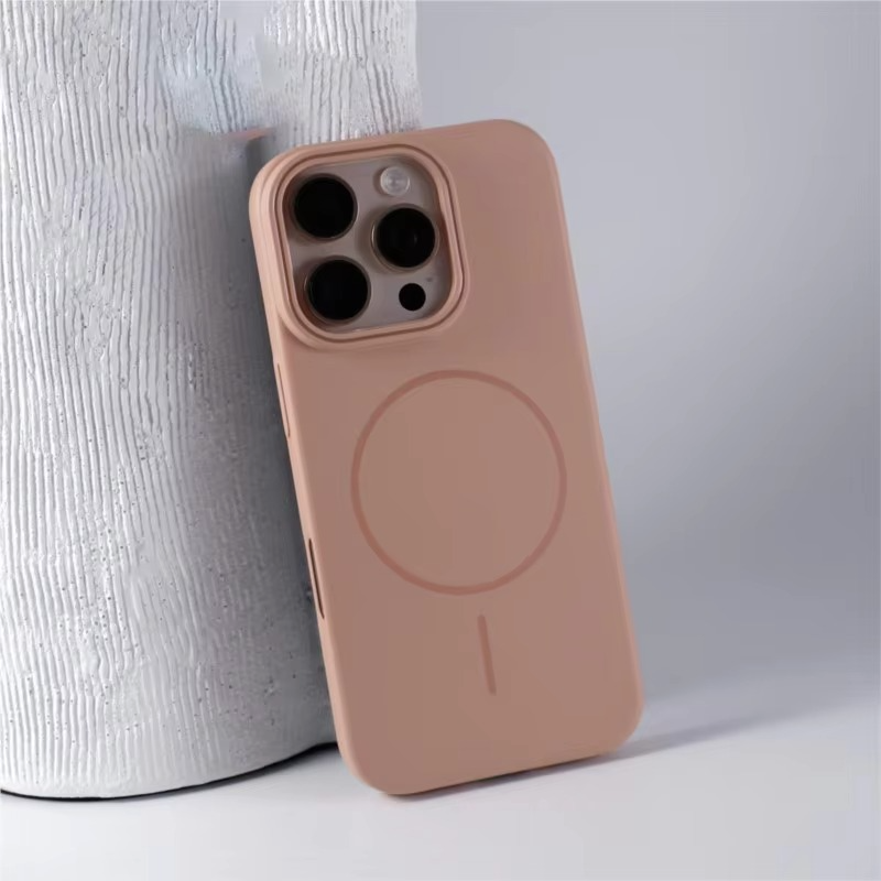 Luxury Apple iPhone Case, MagSafe Compatible, Camera Lens and Screen Protection, Ultra Thin, Shockproof, Magnetic, Full All Around Protection, Smooth Ring Silicone Cover
