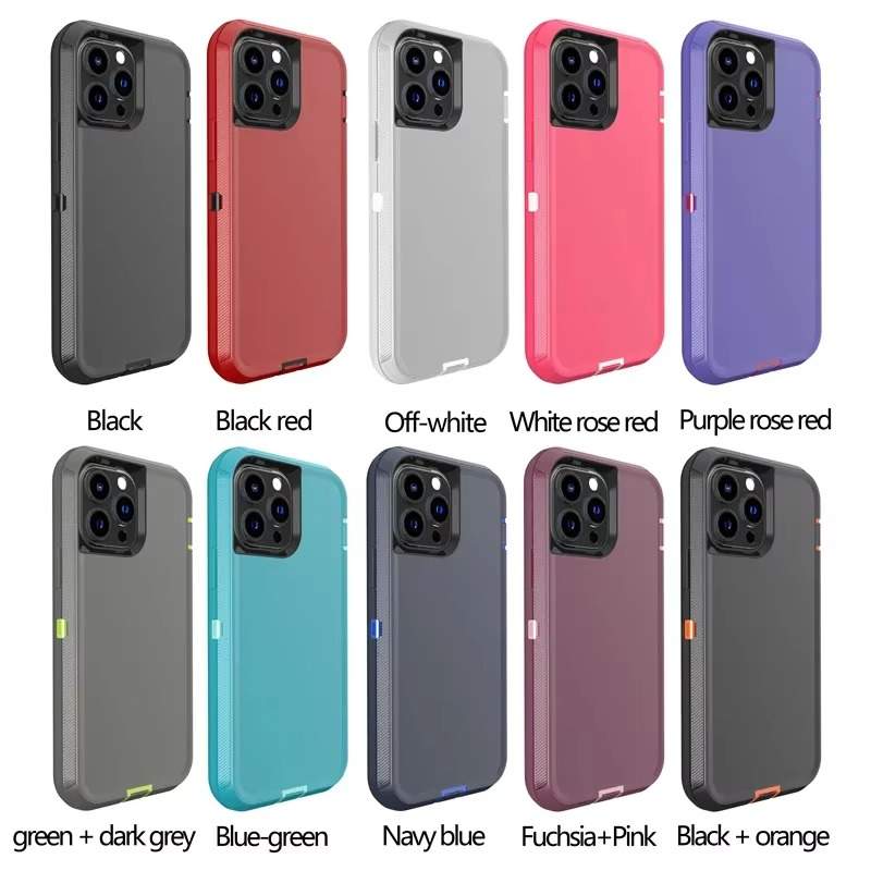 Robust Apple iPhone Case, MagSafe Compatible, Camera Lens and Screen Protection, Ultra Thin, Shockproof, Magnetic, Full All Around Protection, 3-in-1 Dustproof Armor Cover