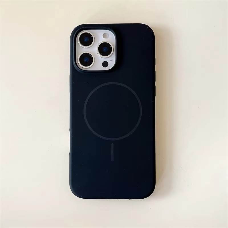 Luxury Apple iPhone Case, MagSafe Compatible, Camera Lens and Screen Protection, Ultra Thin, Shockproof, Magnetic, Full All Around Protection, Smooth Ring Silicone Cover