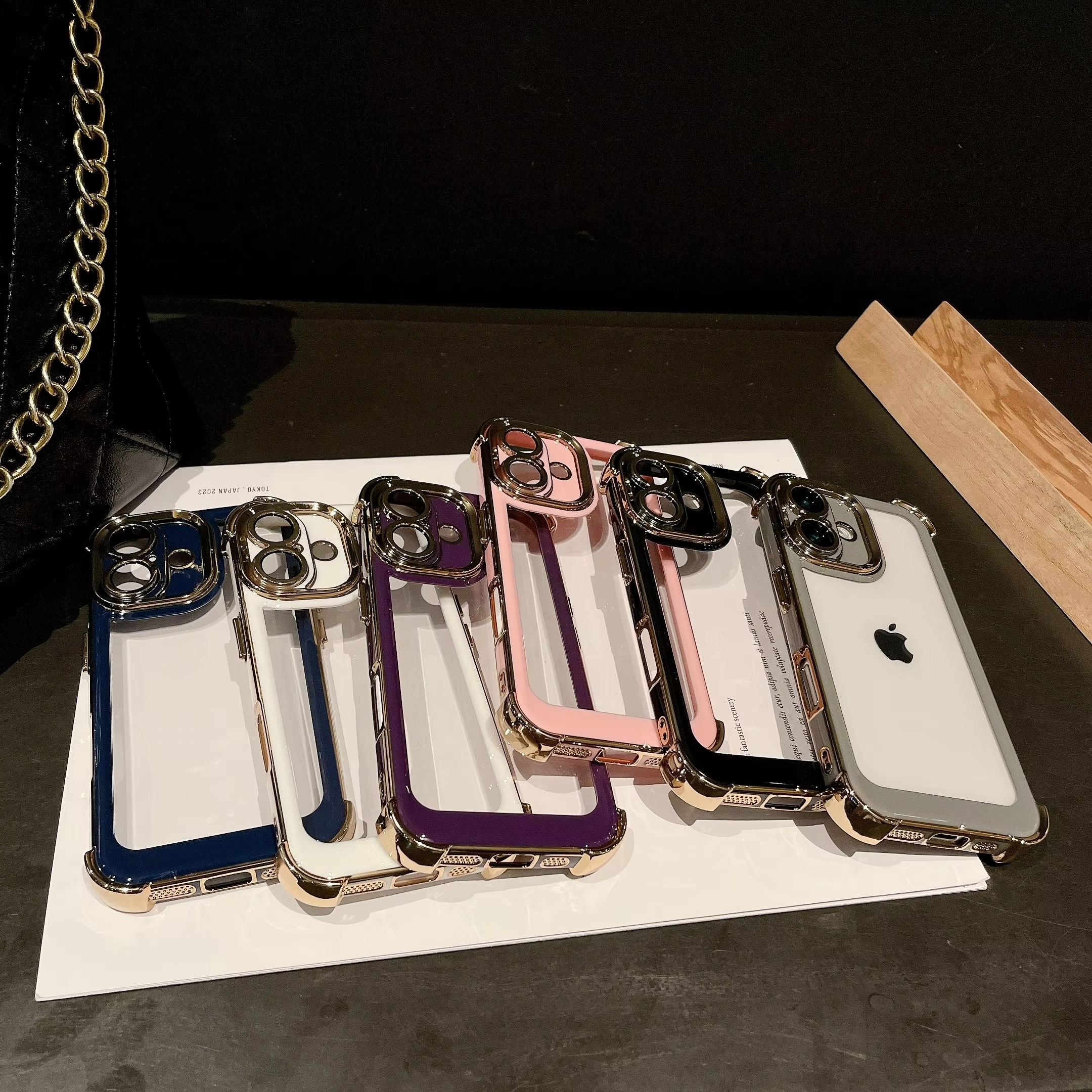 Luxury Plating Shockproof iPhone Case - Silicone Cover with Airbag Protection, Durable & Stylish Design | Case for iPhone