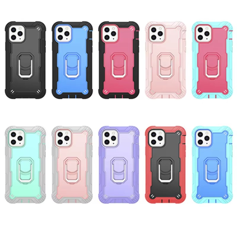 Robust Apple iPhone Case, MagSafe Compatible, Camera Lens and Screen Protection, Ultra Thin, Shockproof, Magnetic, Full All Around Protection, 360 Armor Kickstand Cover