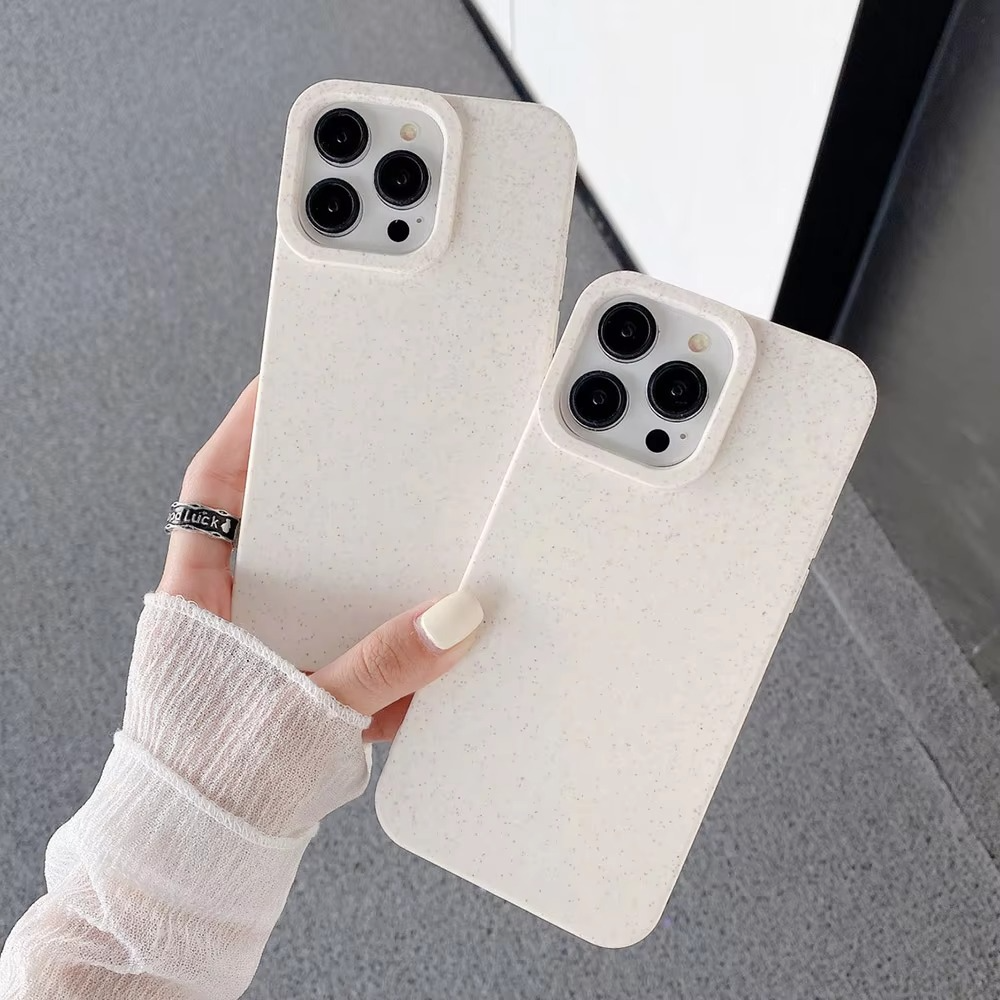 Premium Apple iPhone Case, MagSafe Compatible, Camera Lens and Screen Protection, Ultra Thin, Shockproof, Magnetic, Full All Around Protection, Eco-Friendly Wheat Straw Cover