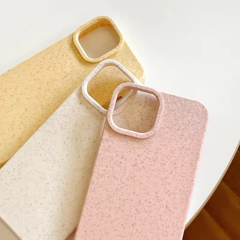 Premium Apple iPhone Case, MagSafe Compatible, Camera Lens and Screen Protection, Ultra Thin, Shockproof, Magnetic, Full All Around Protection, Eco-Friendly Wheat Straw Cover
