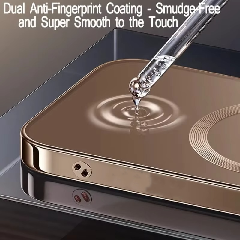 Luxury Desert Gold MagSafe iPhone Case - Magnetic Wireless Charging, Electroplated Bumper, Durable Cover | Case for iPhone