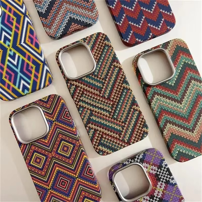 Premium Apple iPhone Case, MagSafe Compatible, Camera Lens and Screen Protection, Ultra Thin, Shockproof, Magnetic, Full All Around Protection, Nordic Sweater Hard Cover