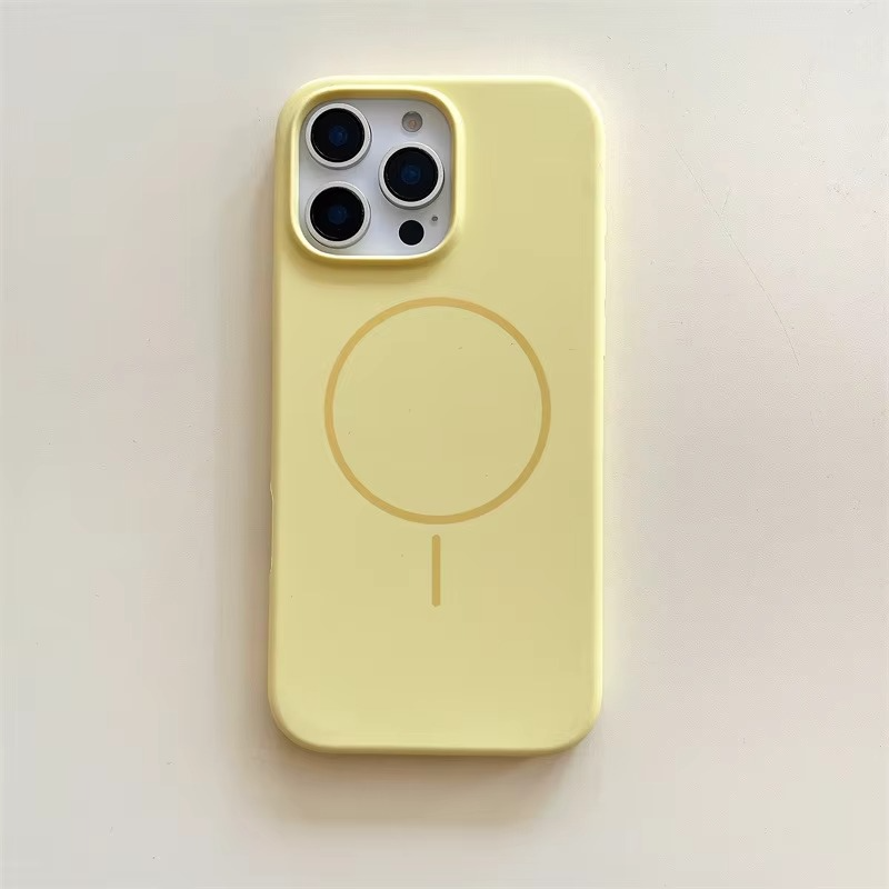 Luxury Apple iPhone Case, MagSafe Compatible, Camera Lens and Screen Protection, Ultra Thin, Shockproof, Magnetic, Full All Around Protection, Smooth Ring Silicone Cover
