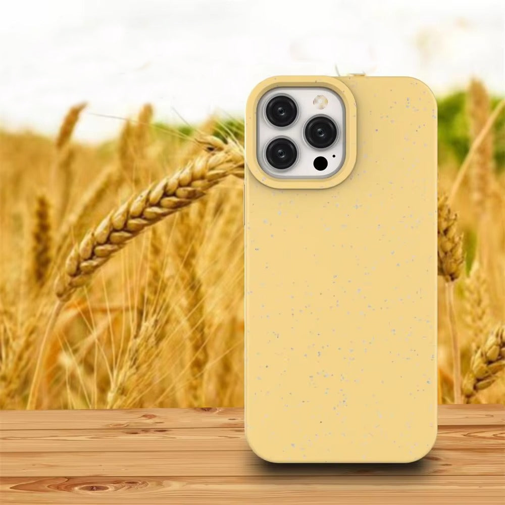 Premium Apple iPhone Case, MagSafe Compatible, Camera Lens and Screen Protection, Ultra Thin, Shockproof, Magnetic, Full All Around Protection, Biodegradable Wheat Straw Cover
