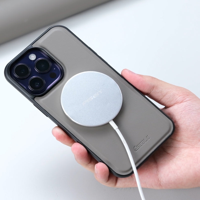 Luxury Magnetic Leather Wallet iPhone Case – 2-in-1 MagSafe Card Holder, Kickstand, Shockproof Protection, Premium Design, Wireless Charging Compatible for iPhone Models