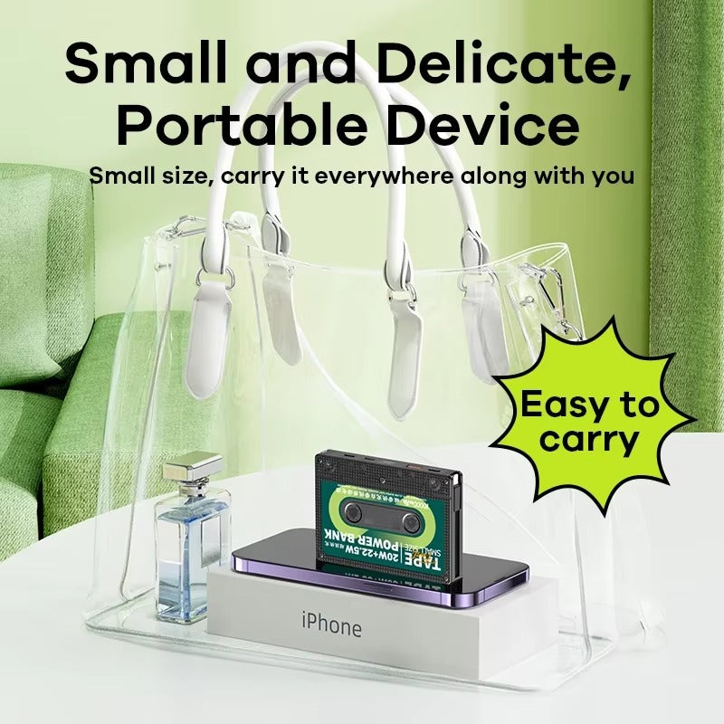 Premium 10000mAh Portable Power Bank – PD18W QC22.5W Two-Way Fast Charging, Digital Display, Compact Mobile Battery for Apple Huawei Xiaomi