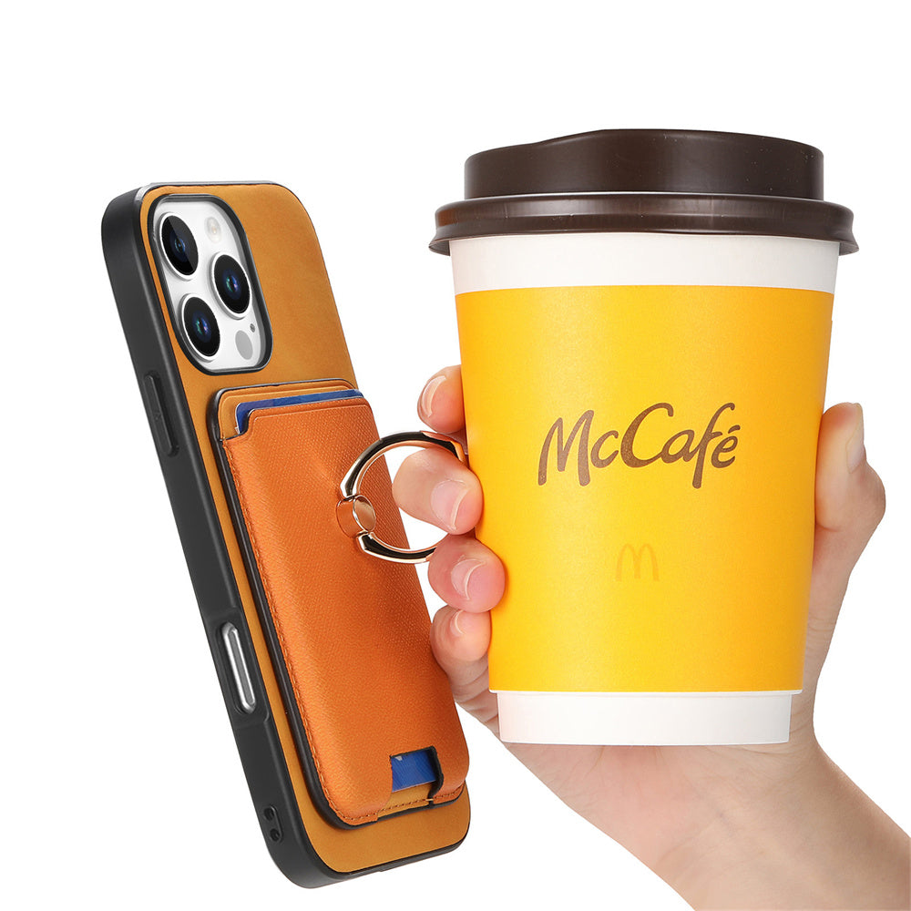 Luxury Detachable Magnetic Wallet iPhone Case – Card Holder, Ring Stand, Shockproof Protection for Secure and Convenient Use