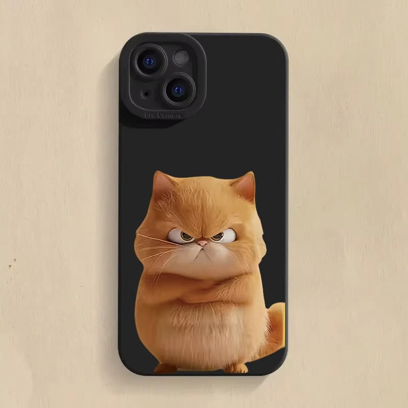 Premium Apple iPhone Case, MagSafe Compatible, Camera Lens and Screen Protection, Ultra Thin, Shockproof, Magnetic, Full All Around Protection, Cool Cat Soft Cover