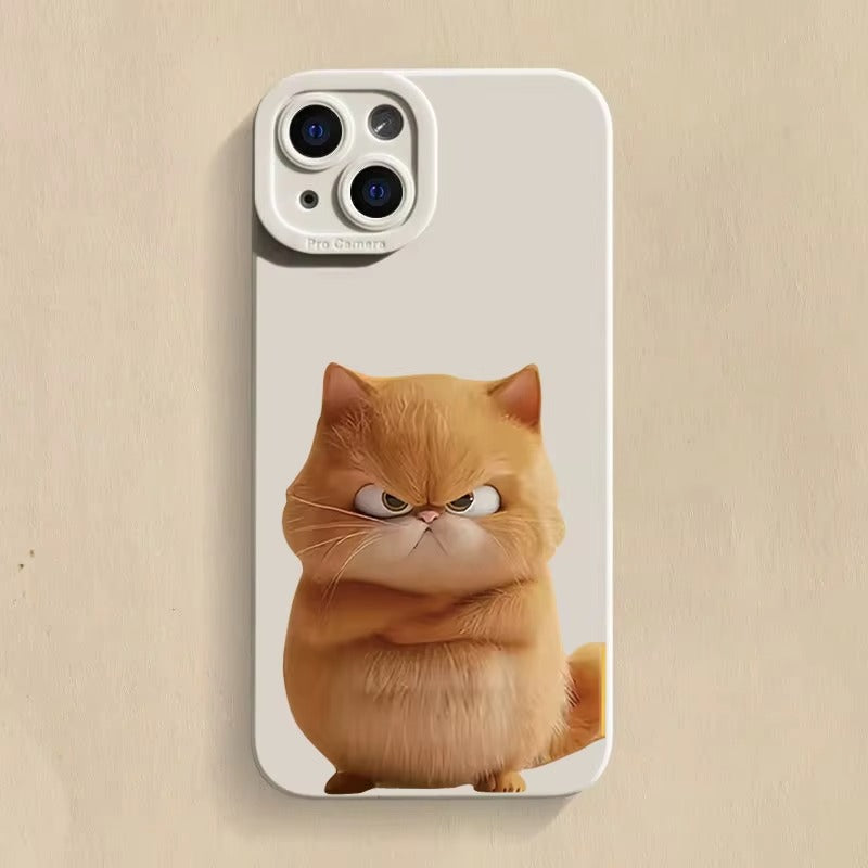 Premium Apple iPhone Case, MagSafe Compatible, Camera Lens and Screen Protection, Ultra Thin, Shockproof, Magnetic, Full All Around Protection, Cool Cat Soft Cover