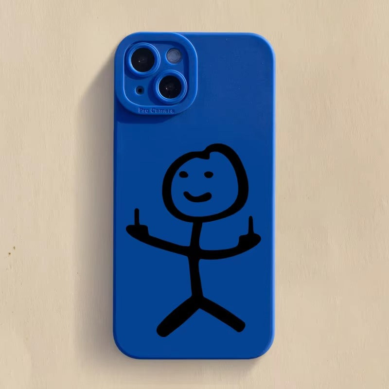 Premium Apple iPhone Case, MagSafe Compatible, Camera Lens and Screen Protection, Ultra Thin, Shockproof, Magnetic, Full All Around Protection, Cartoon Matchman Cover