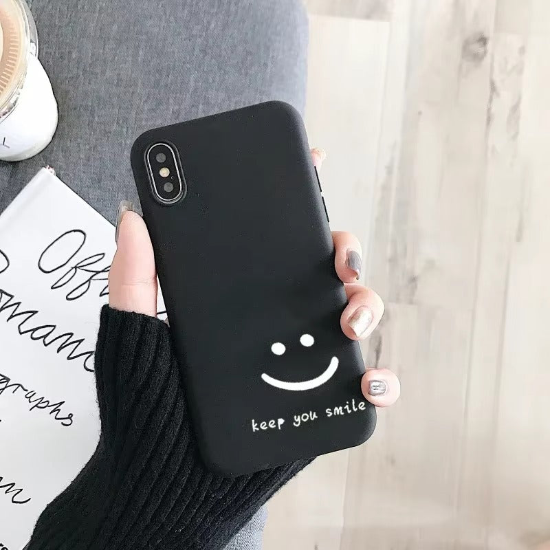 Premium Apple iPhone Case, MagSafe Compatible, Camera Lens and Screen Protection, Ultra Thin, Shockproof, Magnetic, Full All Around Protection, Smile Face Couple Cover