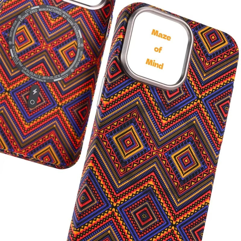 Premium Apple iPhone Case, MagSafe Compatible, Camera Lens and Screen Protection, Ultra Thin, Shockproof, Magnetic, Full All Around Protection, Nordic Sweater Hard Cover