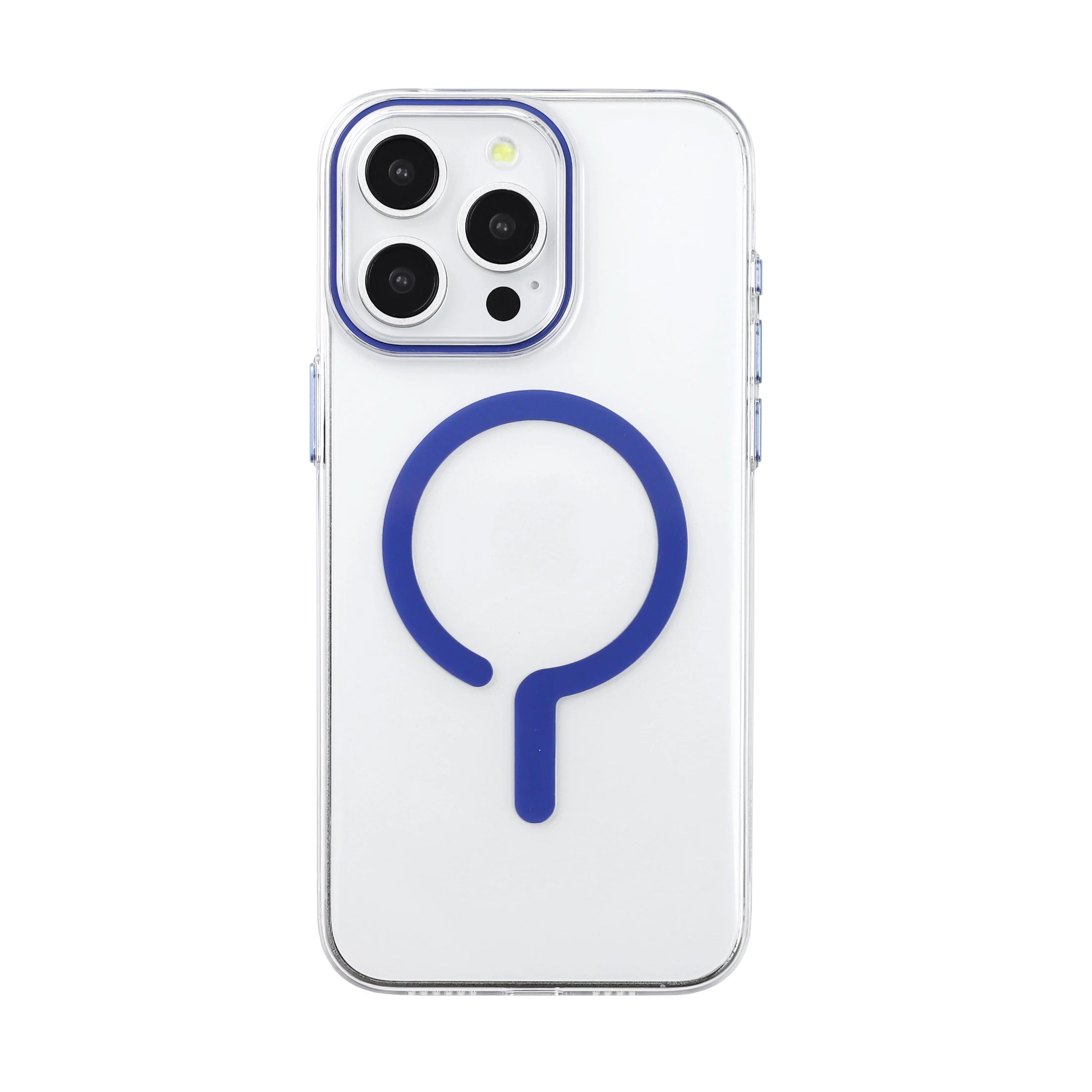 Luxury Titanium Gray Magnetic iPhone Case – Strong MagSafe Charging, Metal Buttons Sleek & Durable Protection Case for iPhone