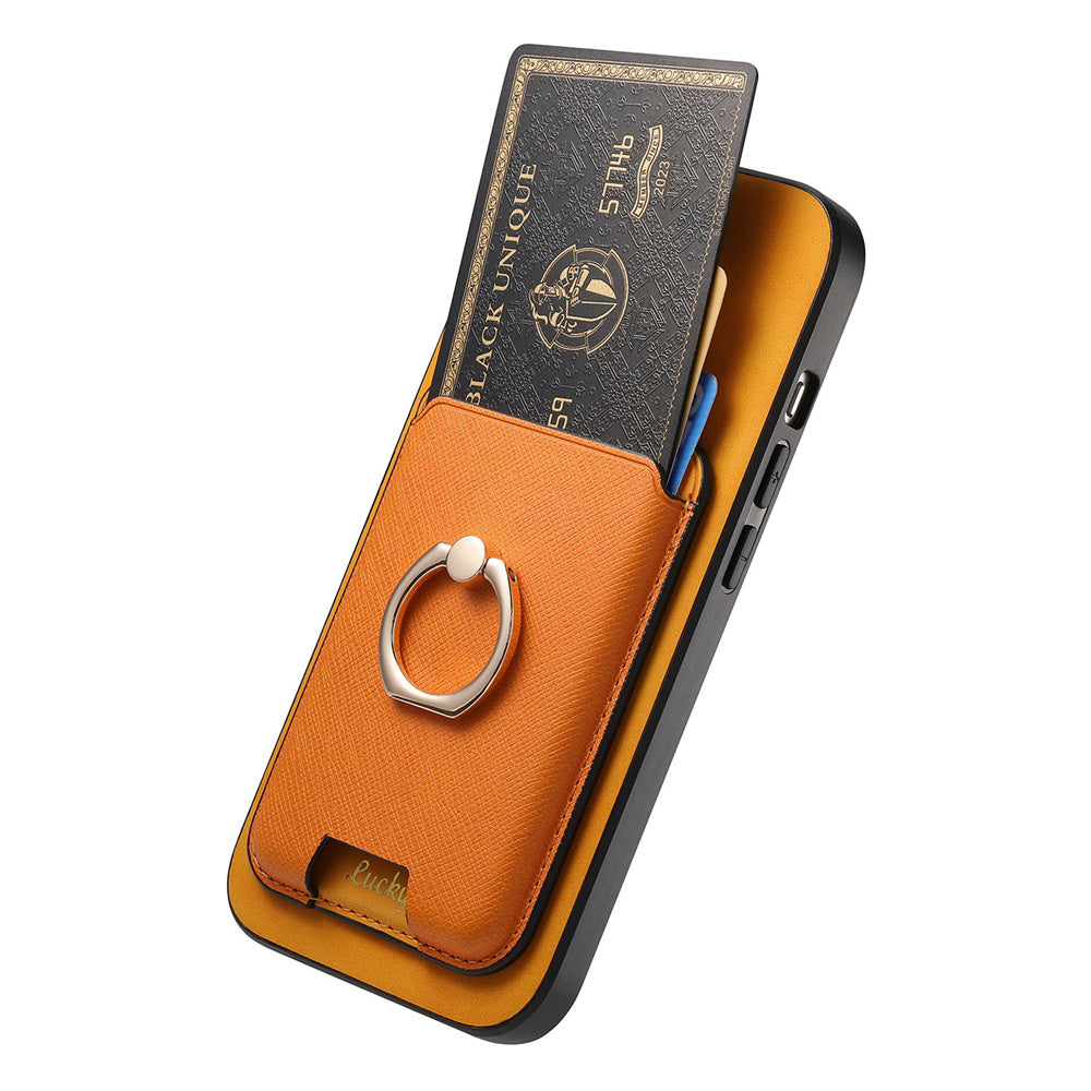 Luxury Detachable Magnetic Wallet iPhone Case – Card Holder, Ring Stand, Shockproof Protection for Secure and Convenient Use