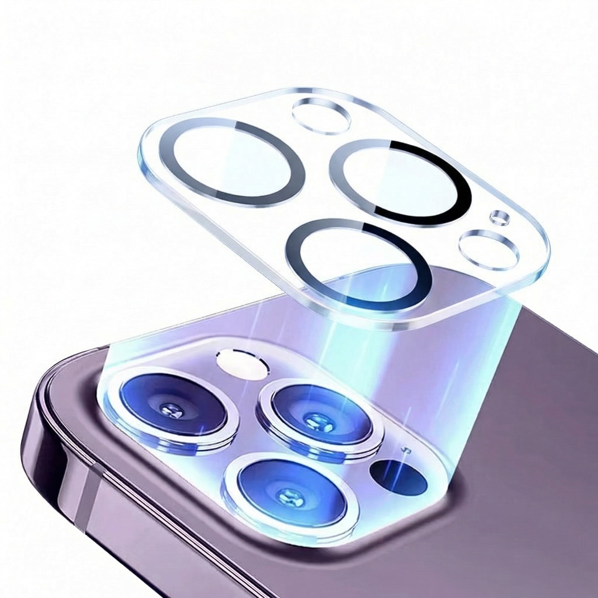 Premium Camera Lens Protector – 9H Tempered Glass Lens Cover with Scratch Resistance, Drop Protection, Ultra-Clear Transparency and Precision Camera Fit