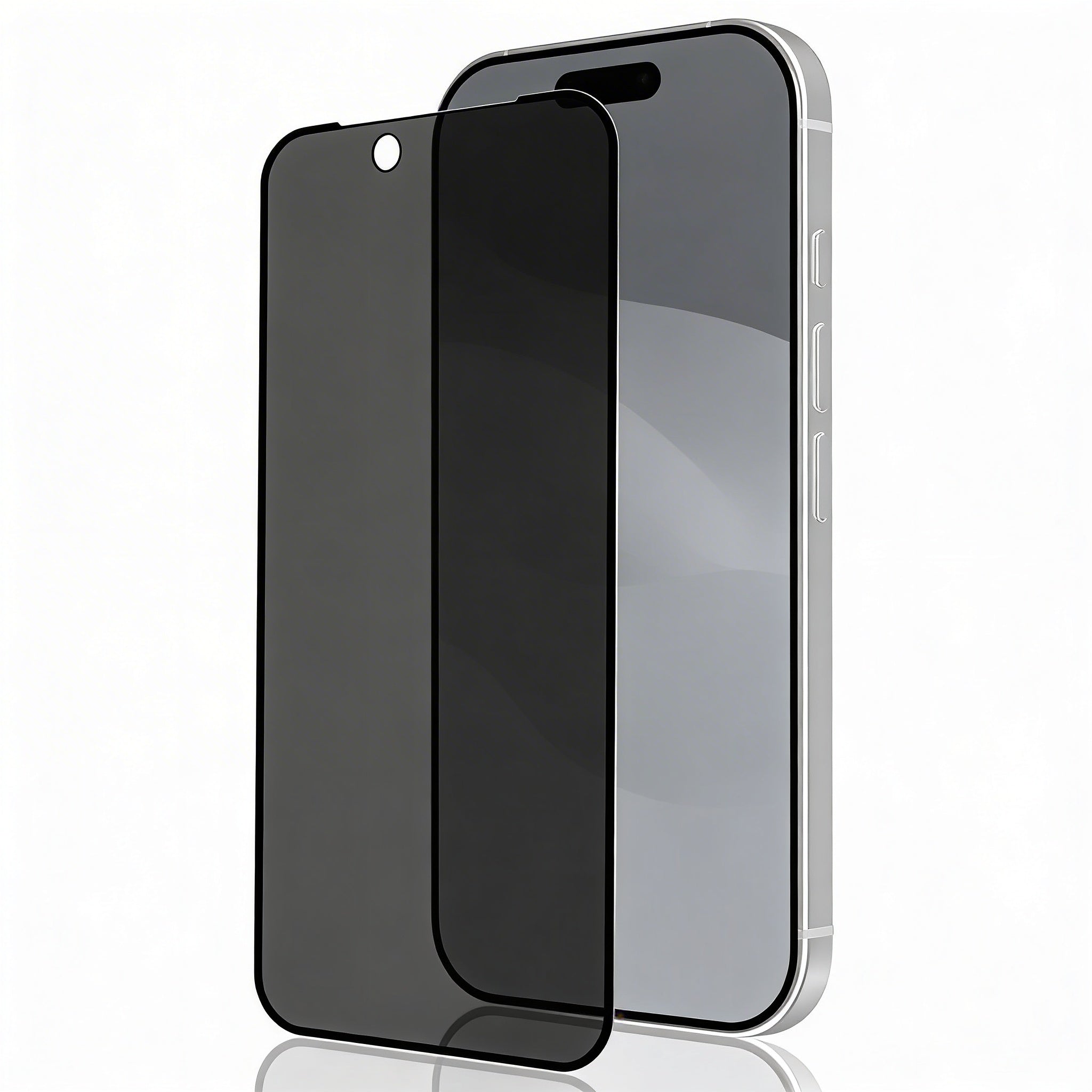 Premium Matte Privacy Screen Protector for iPhone – Anti-Spy Tempered Glass with Oleophobic Coating, Anti-Glare Protection and Easy Installation Frame