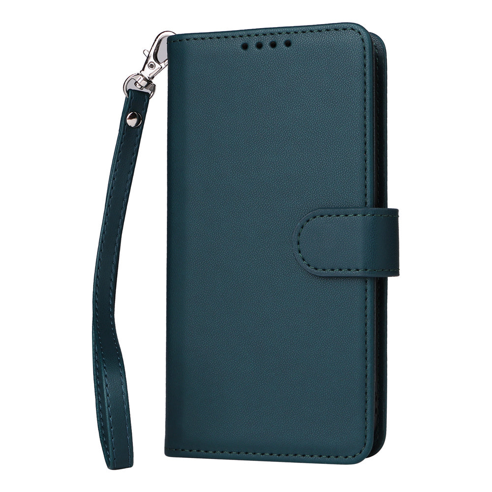 Luxuriöse, abnehmbare 2-in-1-Brieftaschenhülle für das iPhone – magnetische Lederhülle, Kartenhalter, Ständer, sicherer Verschluss, stilvoller und langlebiger Schutz