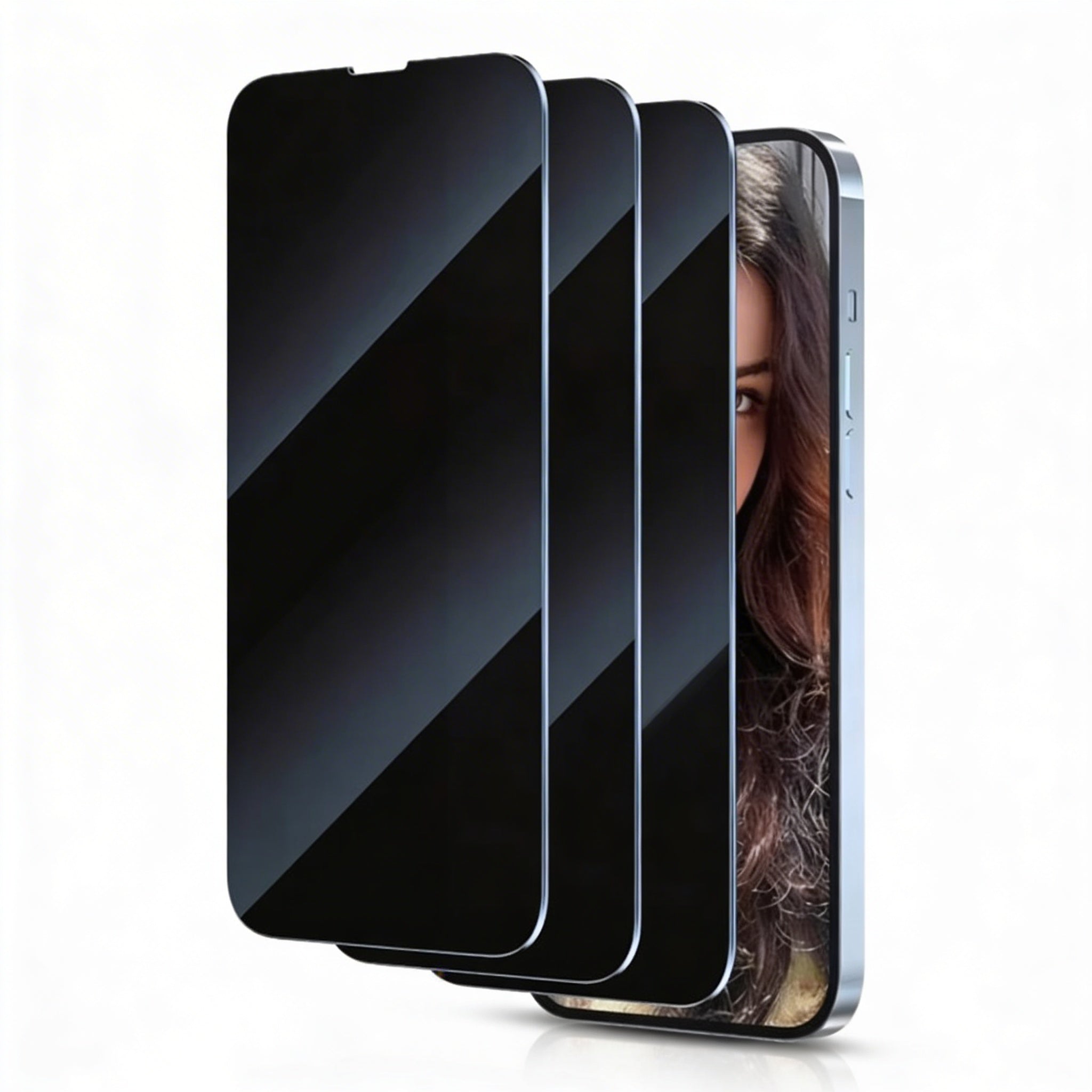 Premium Privacy Screen Protector for iPhone – Ultra Thin Anti-Spy Tempered Glass with Full Coverage, Scratch Resistant Protection and Anti-Fingerprint Coatin