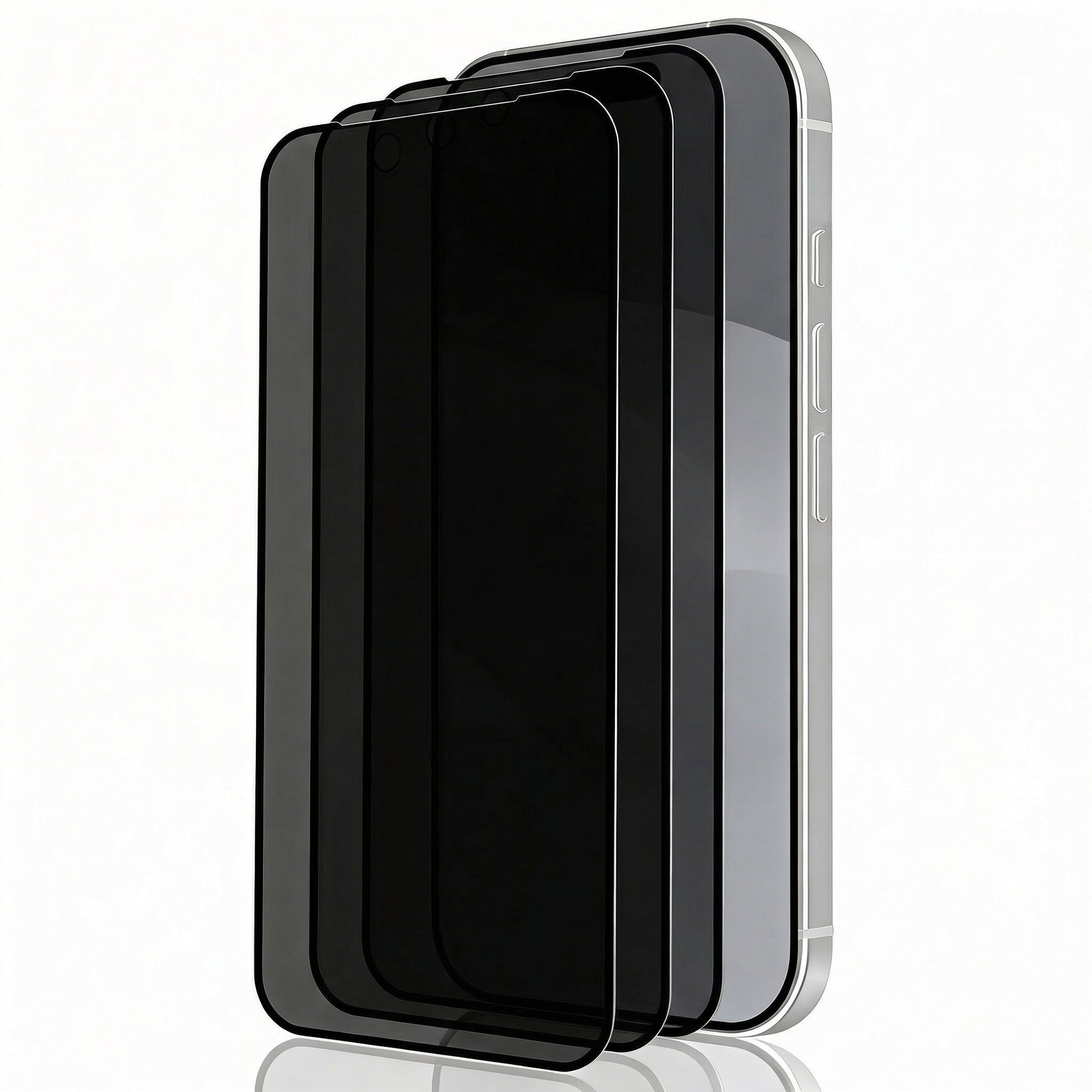 Premium Matte Privacy Screen Protector for iPhone – Anti-Spy Tempered Glass with Oleophobic Coating, Anti-Glare Protection and Easy Installation Frame