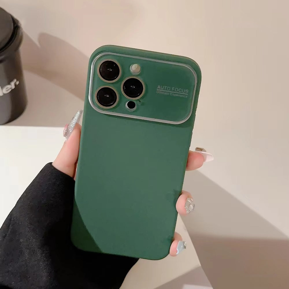 High Quality Apple iPhone Case Compatible, Camera Lens & Screen Protection, Protection Cover with Silicone Lens Film Design