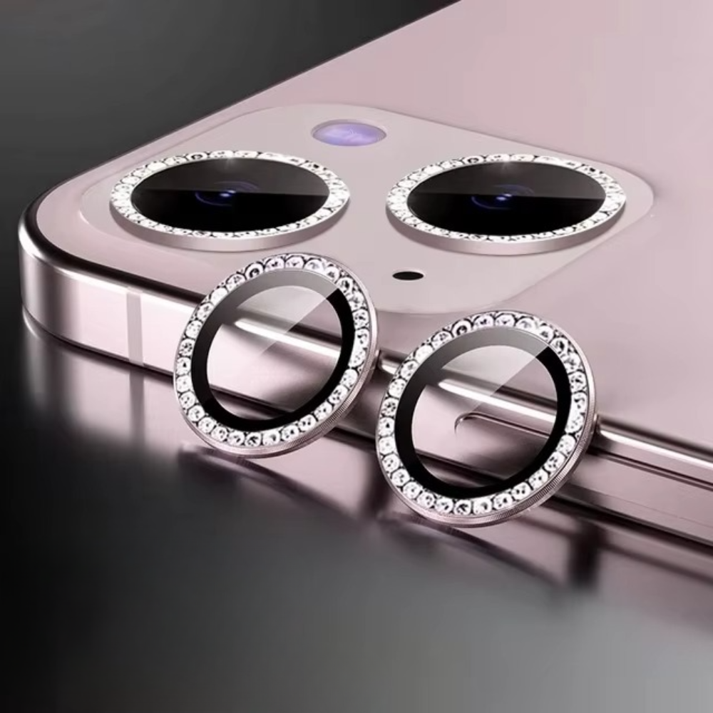 Premium Metal Camera Lens Protector – Tempered Glass Lens Cover Ring with Scratch Resistance, Shock Protection, Anti-Dust Coating and Precision Camera Protection