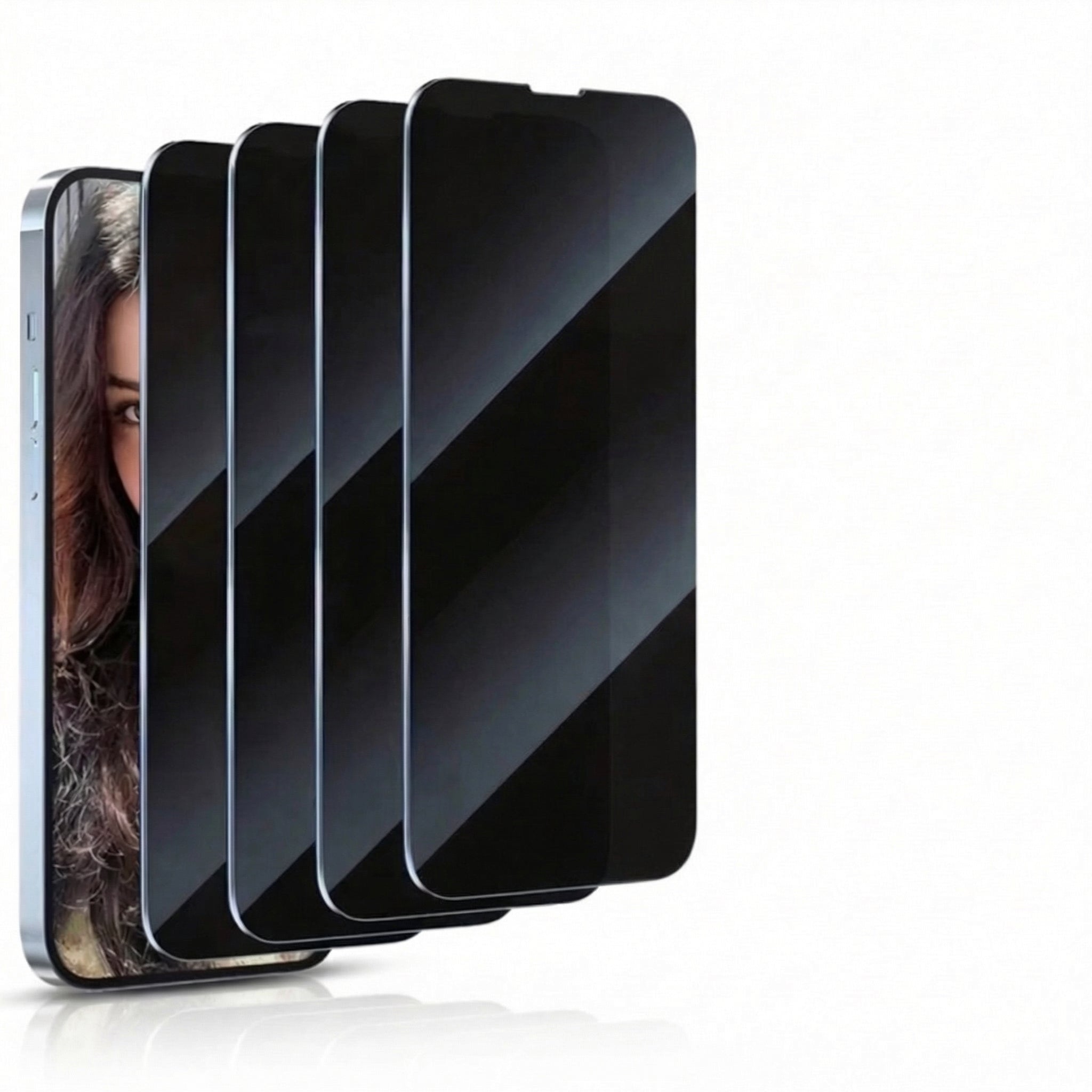 Premium Privacy Screen Protector for iPhone – Ultra Thin Anti-Spy Tempered Glass with Full Coverage, Scratch Resistant Protection and Anti-Fingerprint Coatin
