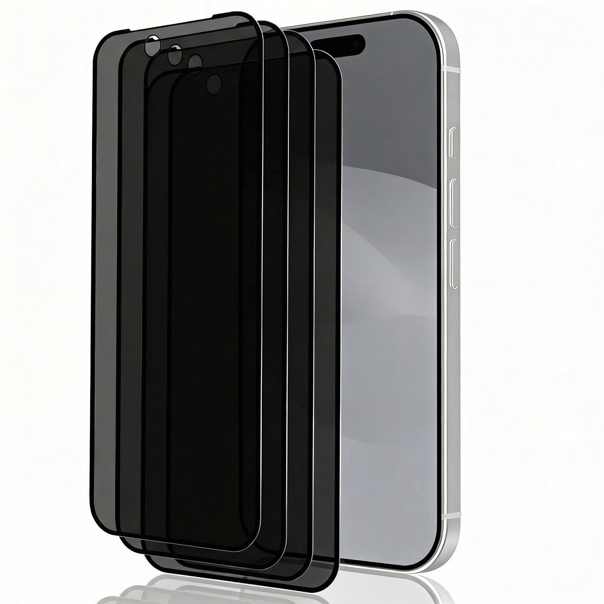 Premium Matte Privacy Screen Protector for iPhone – Anti-Spy Tempered Glass with Oleophobic Coating, Anti-Glare Protection and Easy Installation Frame