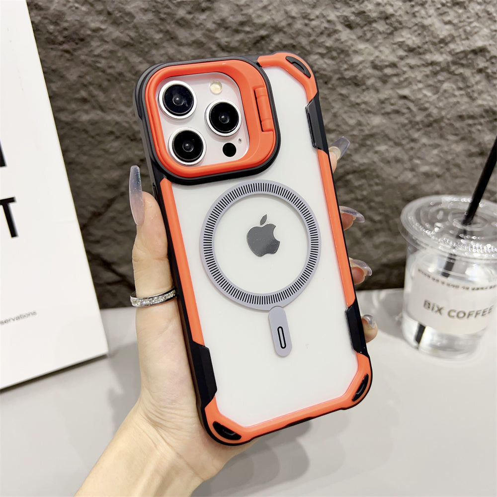 Luxury Armor iPhone Case- Transparent MagSafe Cover, Wireless Charging Compatible Durable & Protective Design Case for iPhone