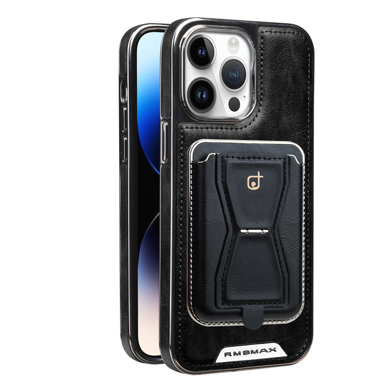 Luxuriöse iPhone-Hülle aus Leder im Brieftaschenformat mit Standfunktion – Kartenhalter, erstklassiger Schutz, robuste Klapphülle und stilvolles Design für iPhone-Modelle