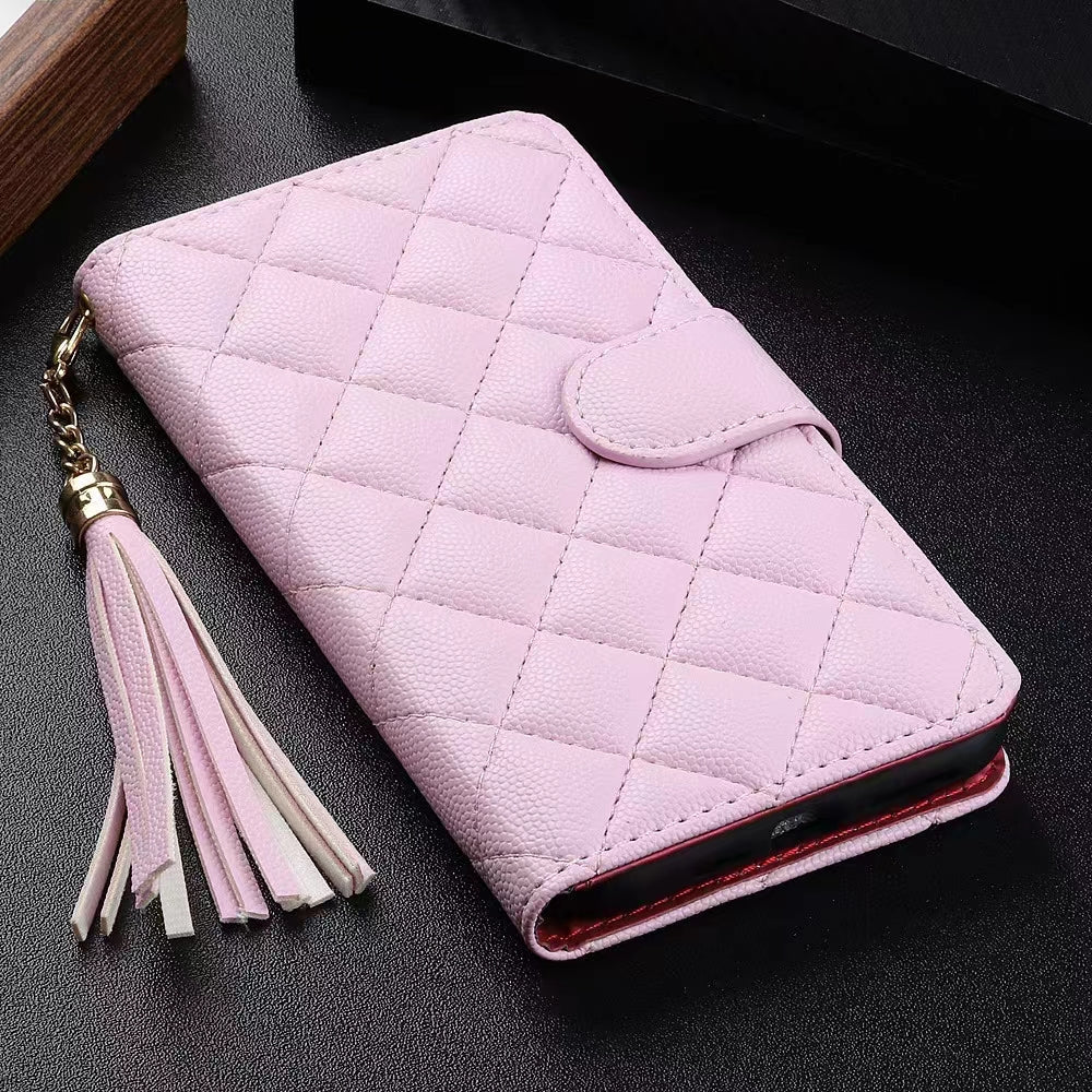Luxury Wallet Flip Leather iPhone Case – Card Slot, Magnetic Closure,  Shockproof Protection, and Premium Design for iPhone