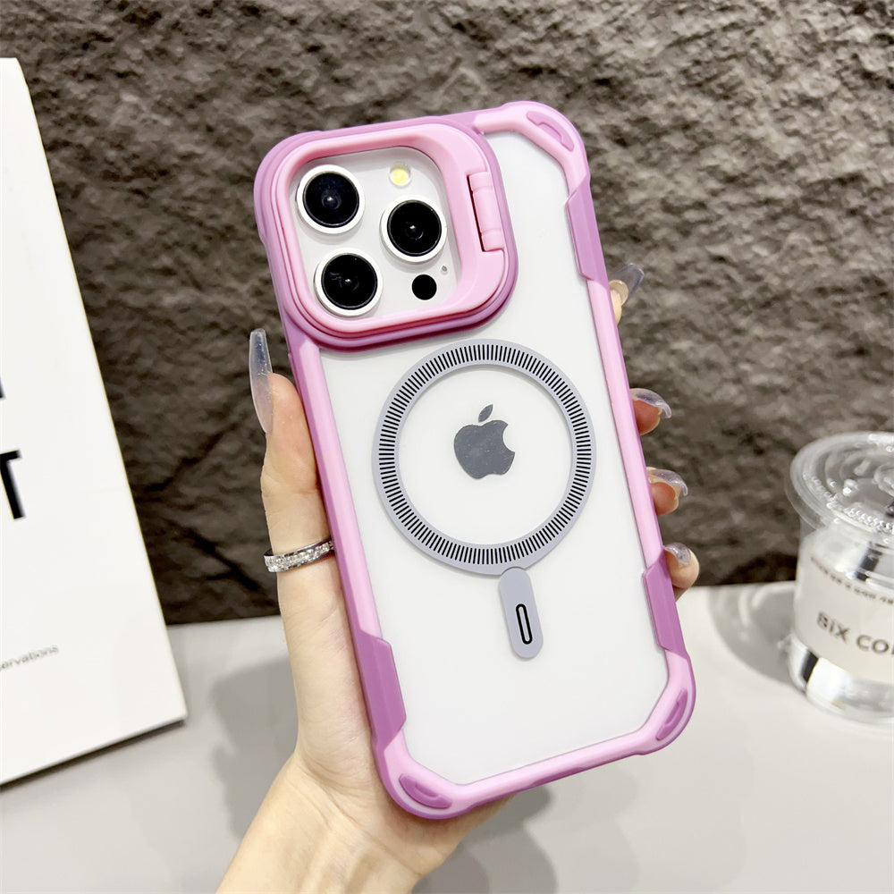 Luxury Armor iPhone Case- Transparent MagSafe Cover, Wireless Charging Compatible Durable & Protective Design Case for iPhone
