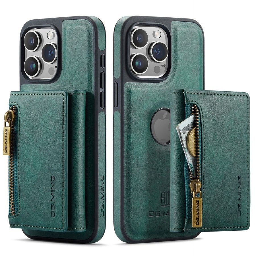 RFID Magnetic Detachable Leather Wallet iPhone Case – Stand Function, Secure Card Holder Premium Protection for iPhone Models