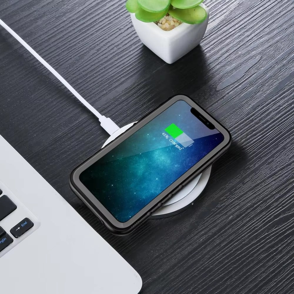 Premium Apple iPhone Case MagSafe Compatible, Camera Lens & Screen Protection, Ultra Thin Shockproof Magnetic Full All Around Protection Cover with Waterproof Strap for Diving