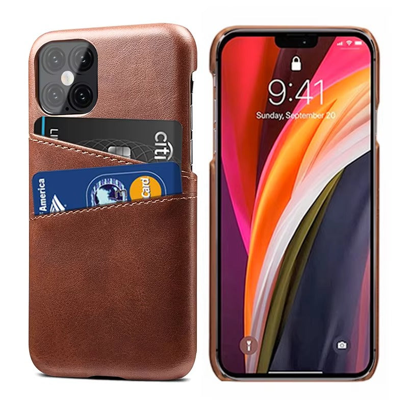 Luxury Apple iPhone Case, MagSafe Compatible, Camera Lens and Screen Protection, Ultra Thin, Shockproof, Magnetic, Full All Around Protection, PU Leather Card Cover