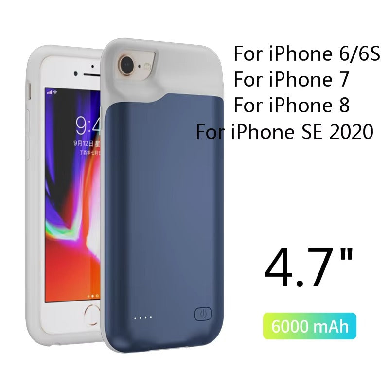Robuste Apple iPhone Hülle MagSafe kompatibel, Kameraobjektiv- und Displayschutz, ultradünne, stoßfeste, magnetische Rundum-Schutzhülle mit externer Akku-Powerbank