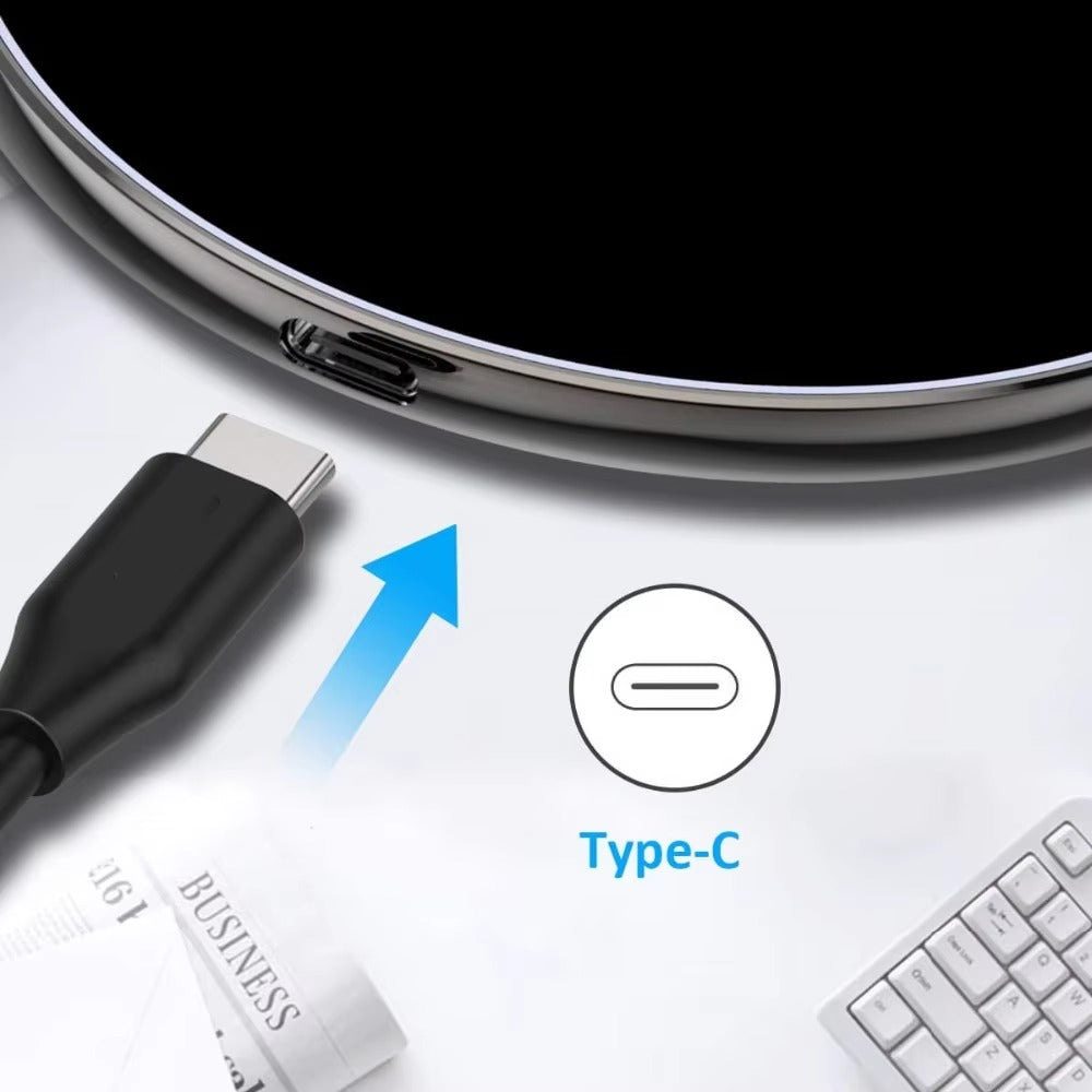 Premium 30W Wireless Charging Pad – Fast USB-C Charger for iPhone & Samsung, Case-Friendly, Overheat Protection, Sleek Zinc Alloy Design, QC 3.0 Compatible
