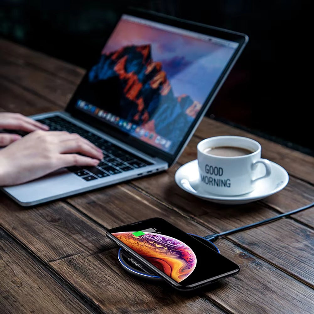 Premium, 30W Wireless Charging Pad – Fast Charger for iPhone, AirPods Pro, Qi-Enabled Devices, Quick Charge Station for Desk