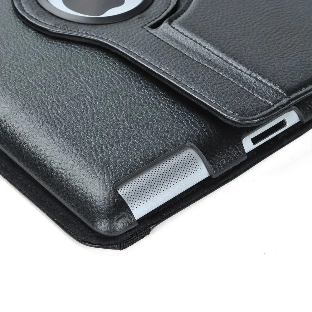 Premium 360° Rotating PU Leather iPad Case – Smart Cover with Auto Sleep/Wake, Shockproof Stand for 12.9" Pro & Air Tablets, Durable & Washable