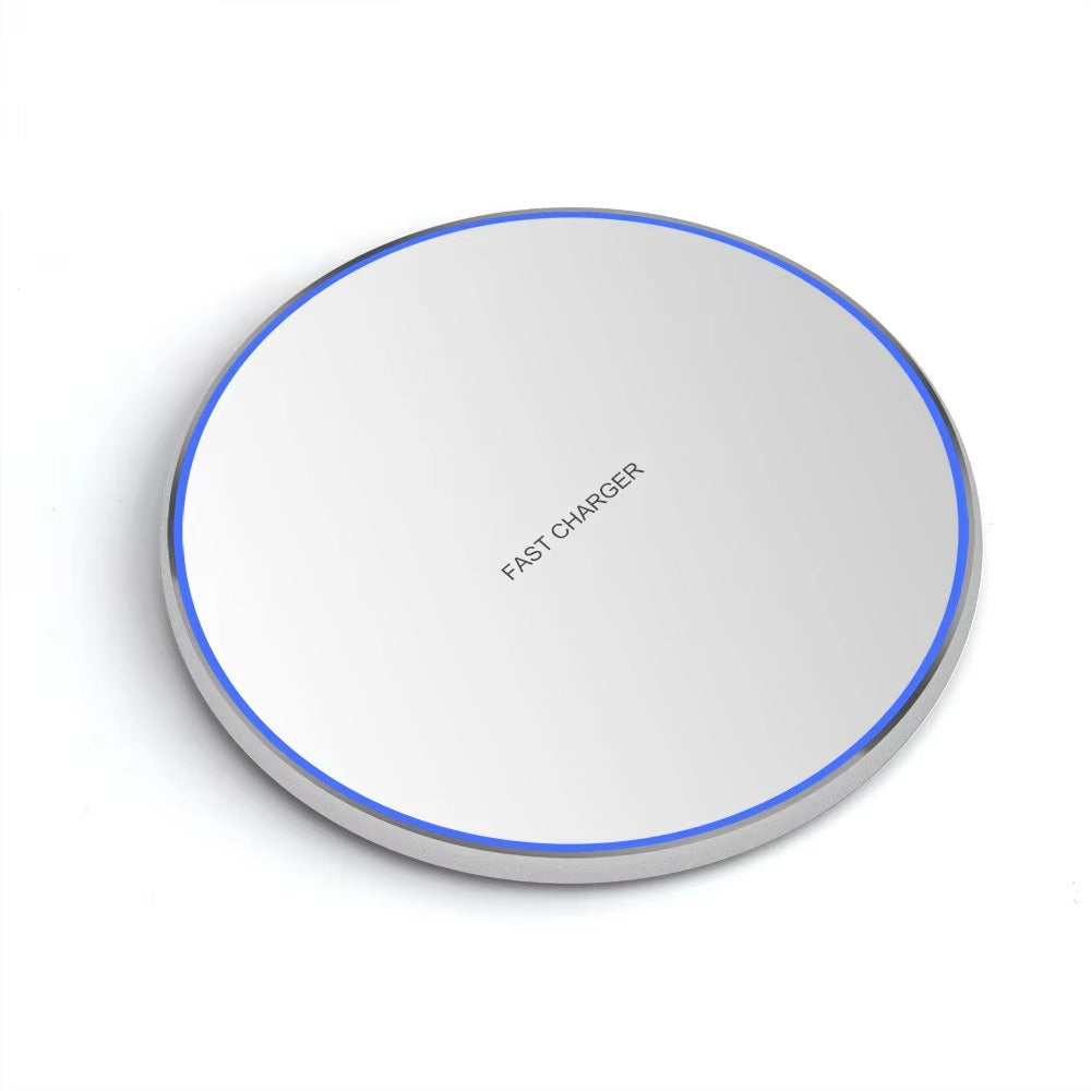 Premium 30W Wireless Charging Pad – Fast USB-C Charger for iPhone & Samsung, Case-Friendly, Overheat Protection, Sleek Zinc Alloy Design, QC 3.0 Compatible