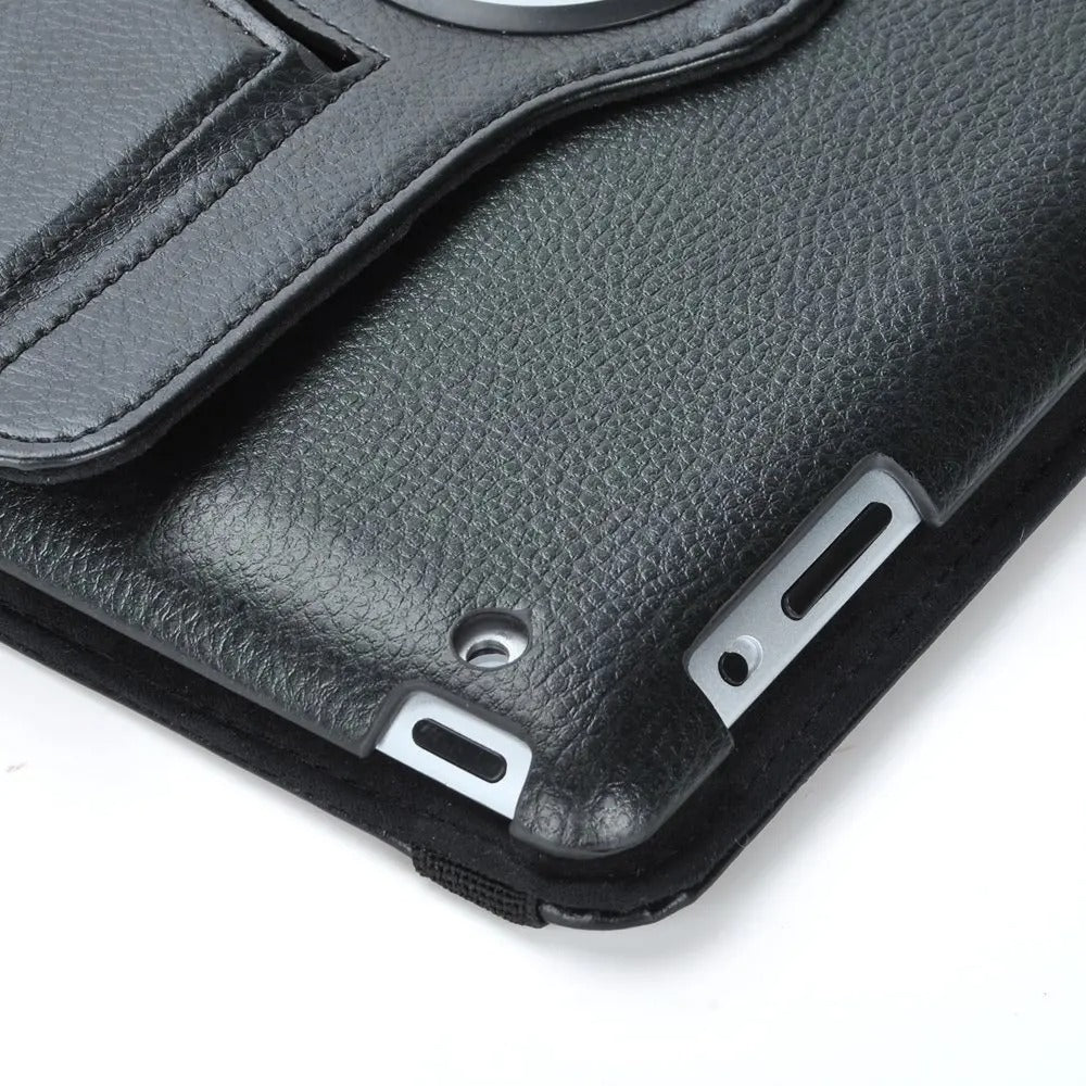 Premium 360° Rotating PU Leather iPad Case – Smart Cover with Auto Sleep/Wake, Shockproof Stand for 12.9" Pro & Air Tablets, Durable & Washable