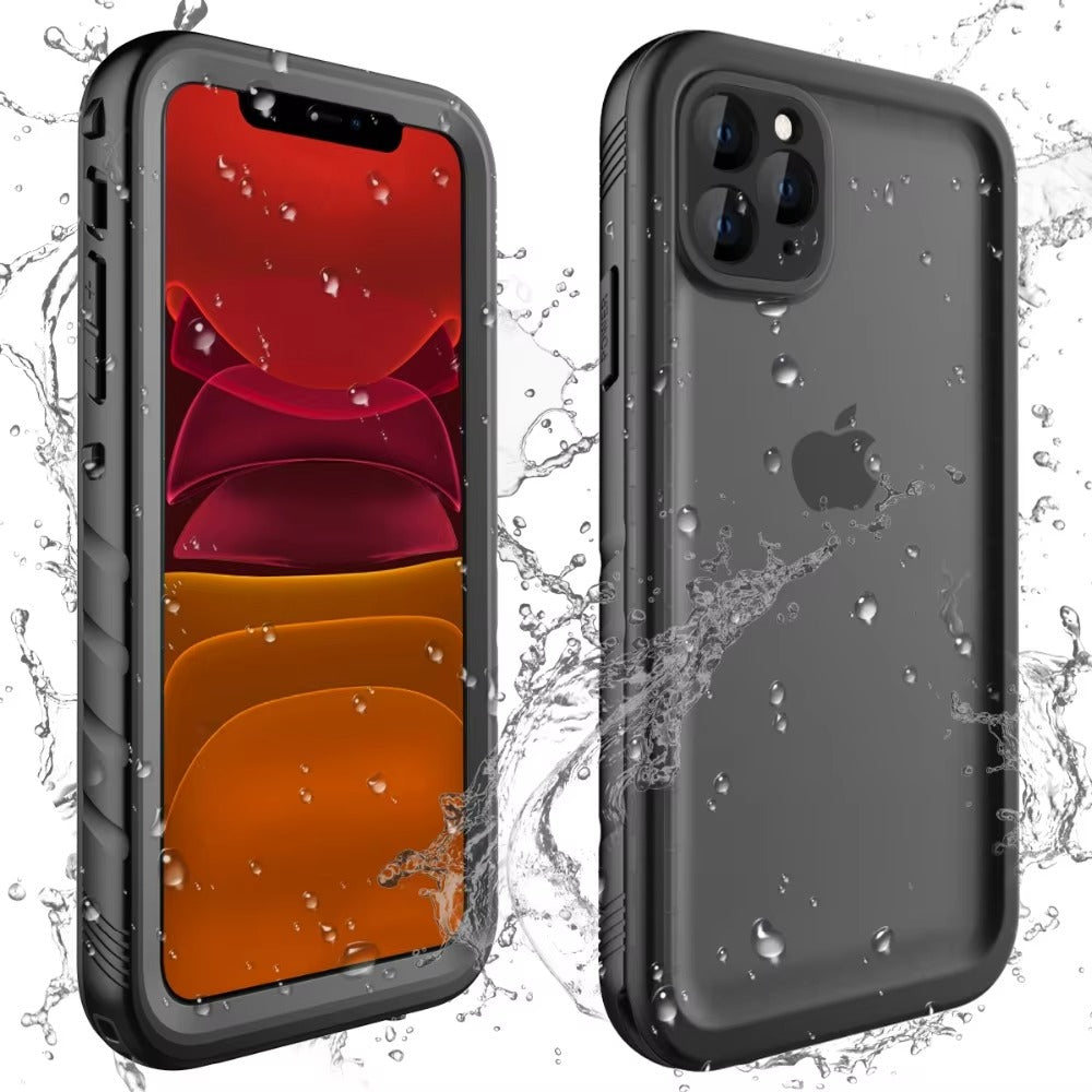 Premium-Hülle für Apple iPhone, MagSafe-kompatibel, Kameraobjektiv- und Bildschirmschutz, ultradünne, stoßfeste, magnetische Rundum-Schutzhülle mit wasserdichtem Band zum Tauchen