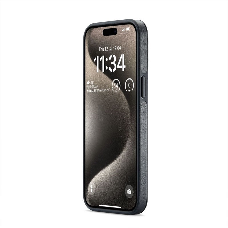 RFID Magnetic Detachable Leather Wallet iPhone Case – Stand Function, Secure Card Holder Premium Protection for iPhone Models