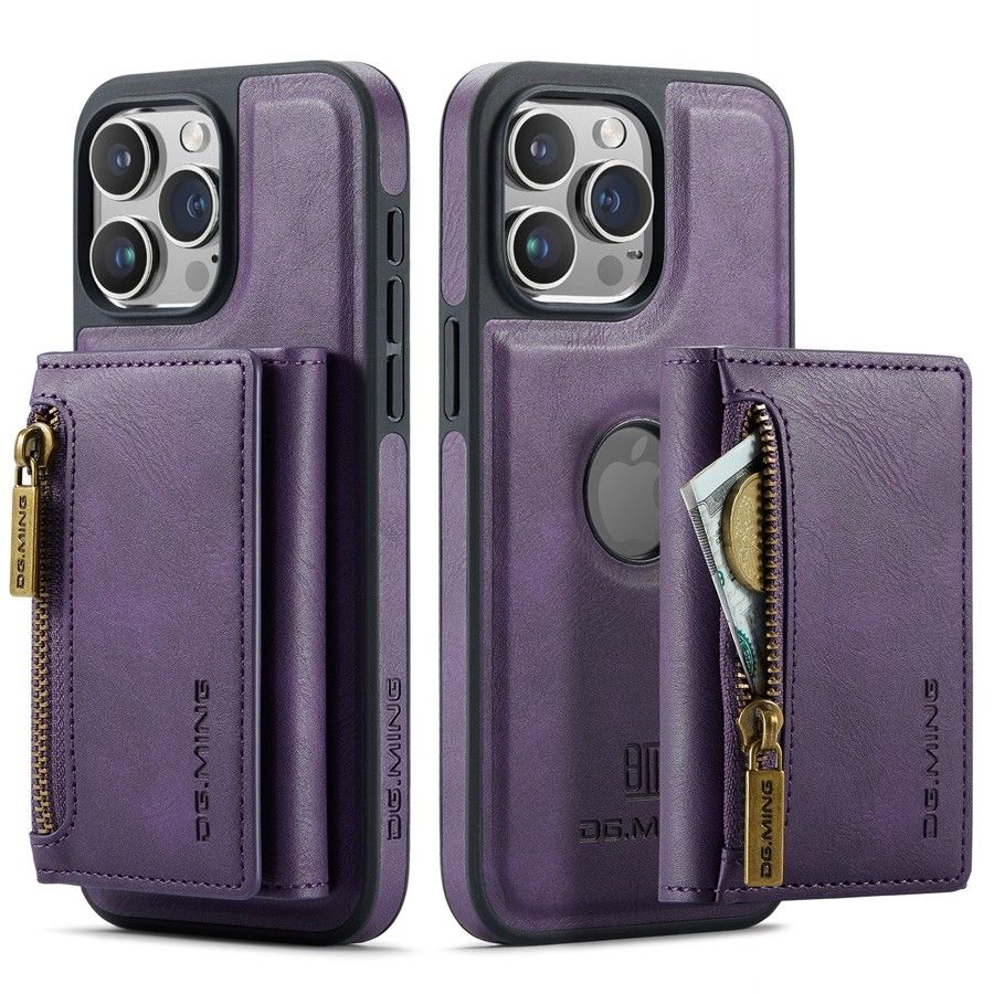 RFID Magnetic Detachable Leather Wallet iPhone Case – Stand Function, Secure Card Holder Premium Protection for iPhone Models