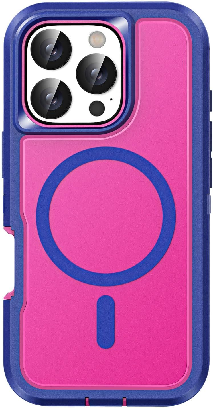 Robuste, stoßfeste iPhone-Hülle – Robuste Schutzhülle mit Ständer, kratzfest, Rundumschutz für iPhone-Modelle