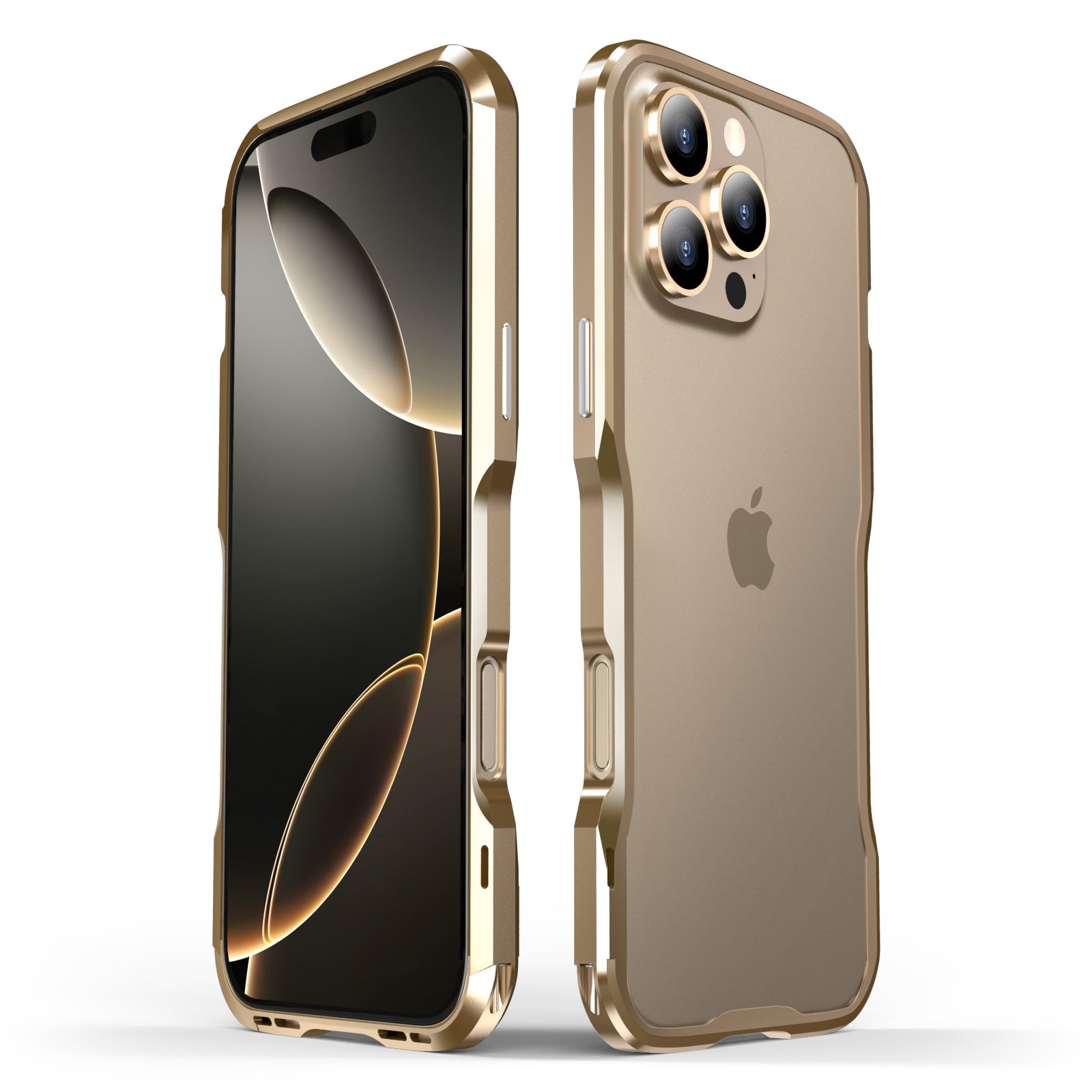 Metal Frame Bumper iPhone Case – Aluminum Detachable Heat Dissipation Cover for iPhone Models, Sleek and Durable Protection