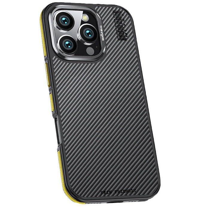 Premium 100% Aramid Fiber Kevlar iPhone Case – 600D Lightweight  Compatible Ultra-Thin Protective Cover for iPhone Models