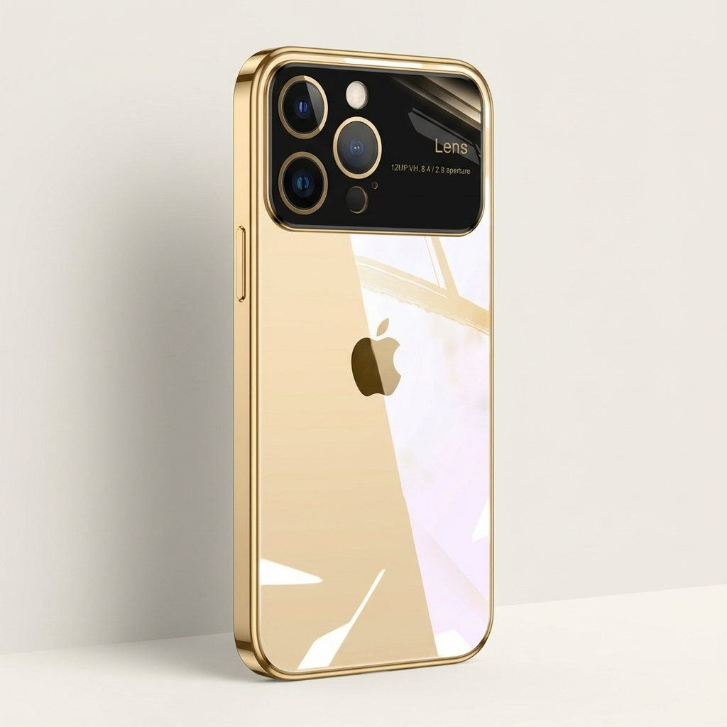 Luxury Ultra-Thin iPhone Case - Clear Transparent Hard PC Cover, MagSafe Compatible, Camera Protection, Shockproof Silicone Bumper for Full Coverage